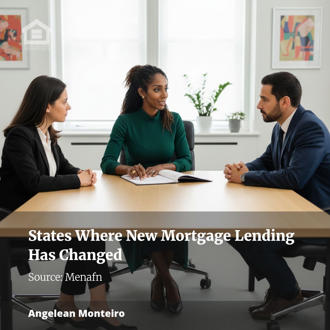 States Where New Mortgage Lending Has Changed